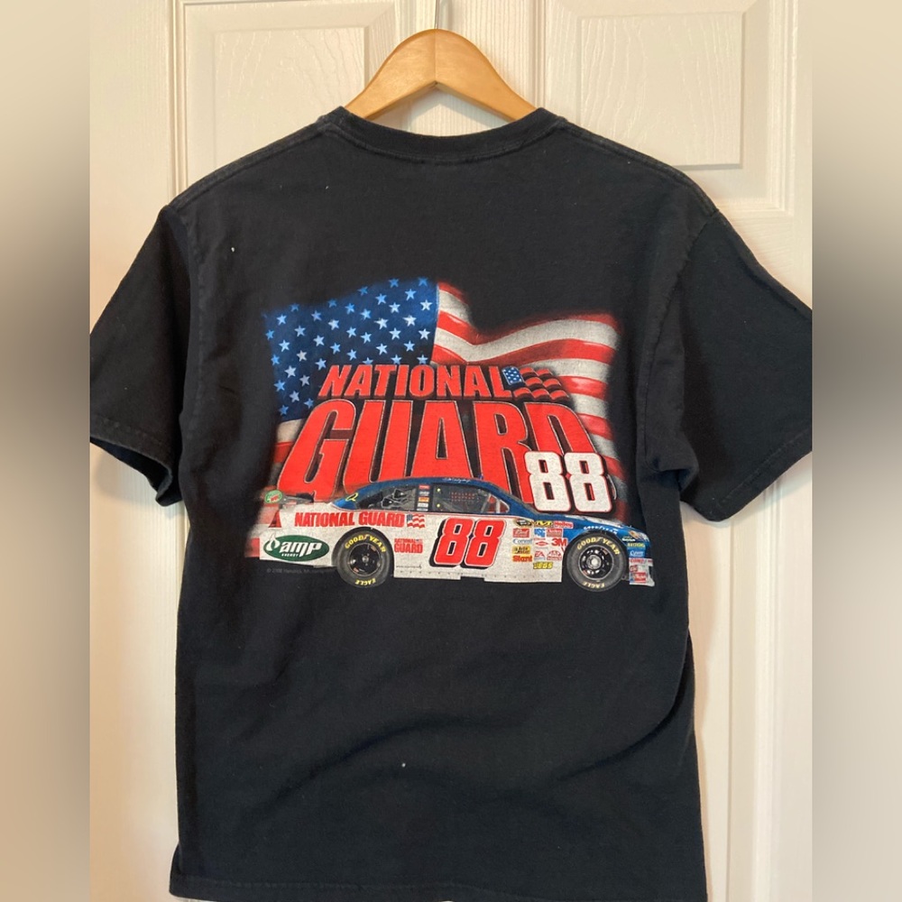 Vintage Dale Earnhardt JR Nascar national Guard t-shirt Medium